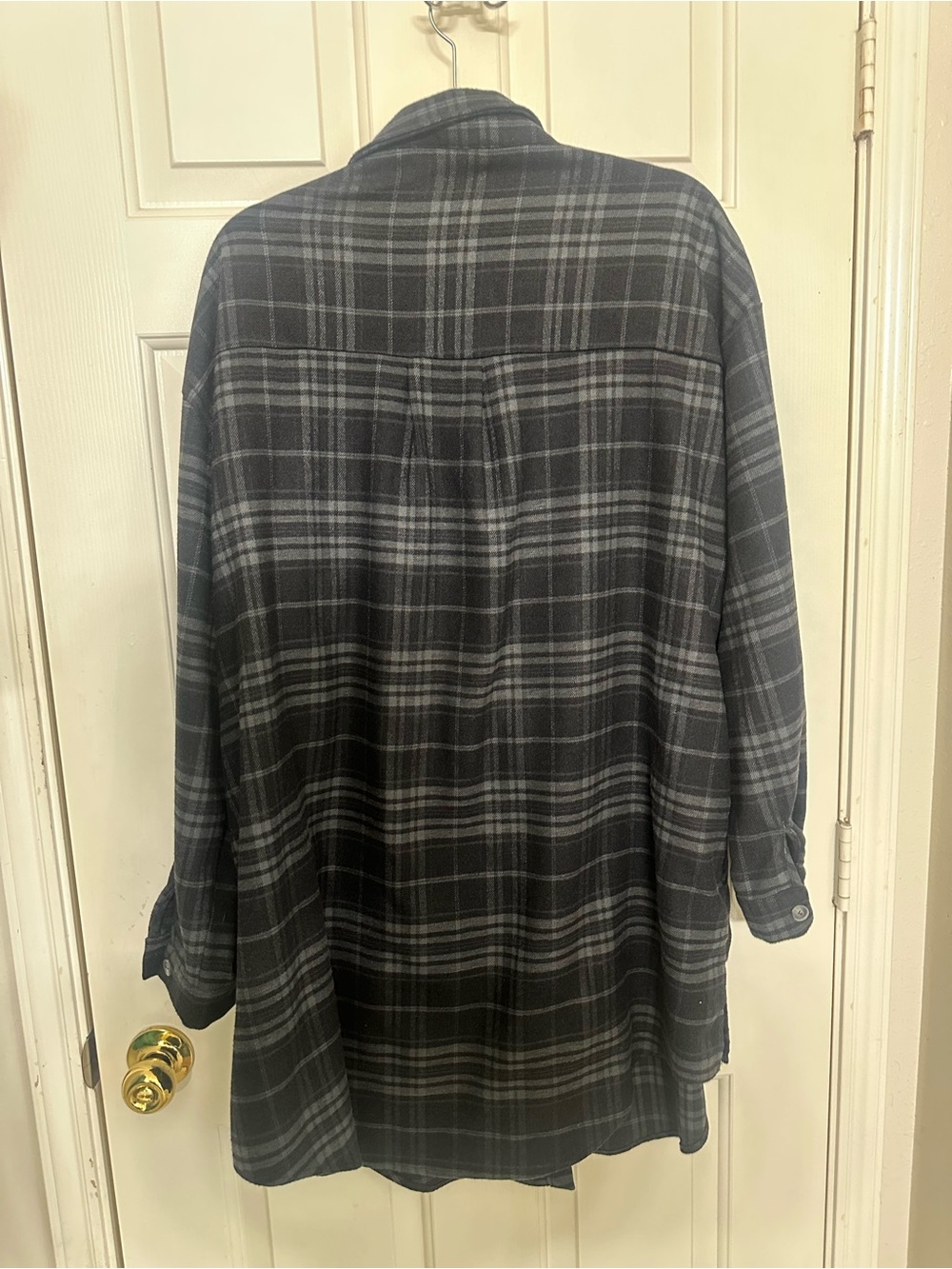 Reckless Check Longline Shirt Dress - Picture 4 of 4